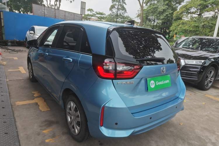 Used Honda Fit 2021 1.5L CVT Trend Edition Rear Left 45 Deg