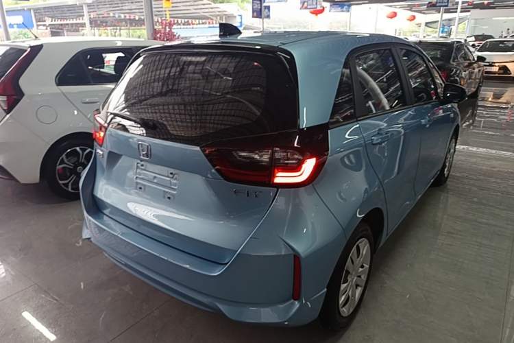 Used Honda Fit 2021 1.5L CVT Trendy Sports Edition Rear Right 45 Deg