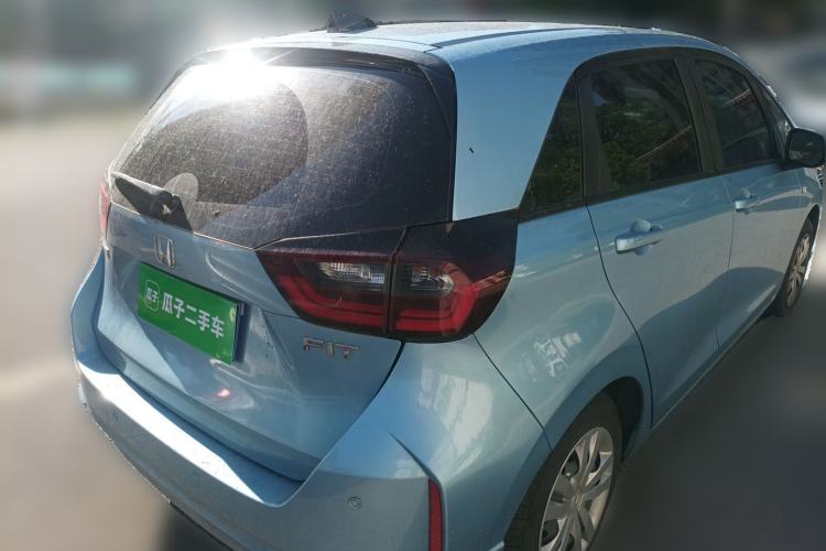 Used Honda Fit 2021 1.5L CVT Trend Edition Rear Right 45 Deg