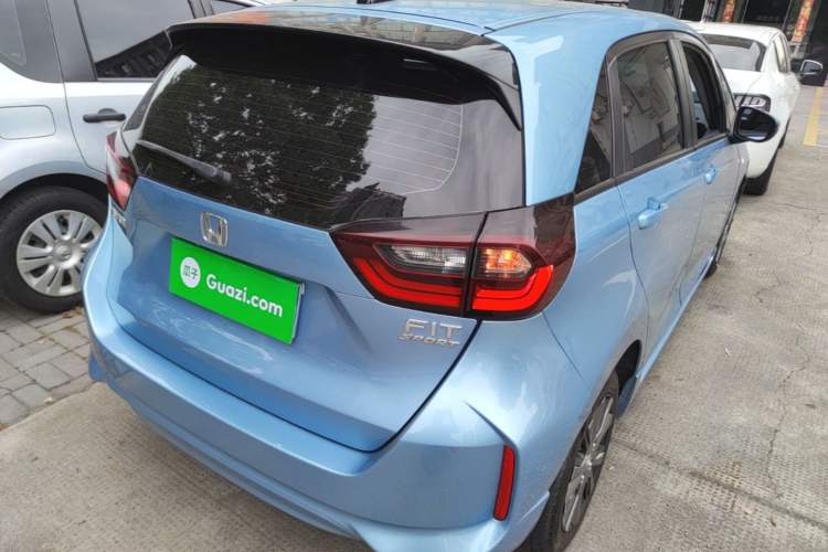 Used Honda Fit 2021 1.5L CVT Trendy Sports Edition Rear Right 45 Deg