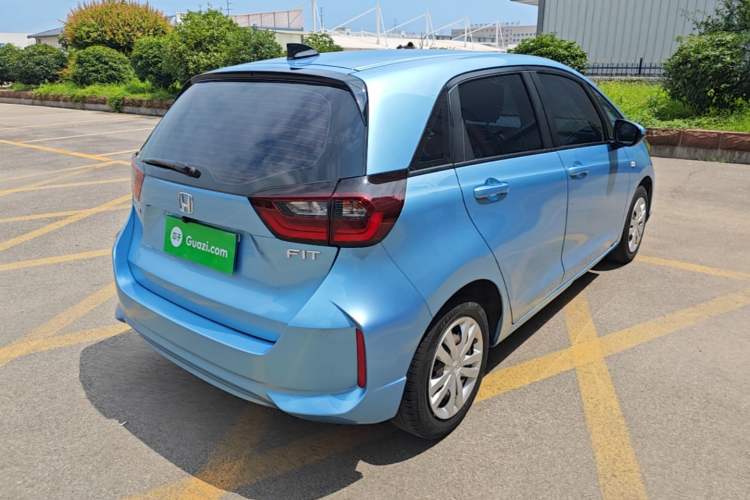 Used Honda Fit 2021 1.5L CVT Trend Edition Rear Right 45 Deg
