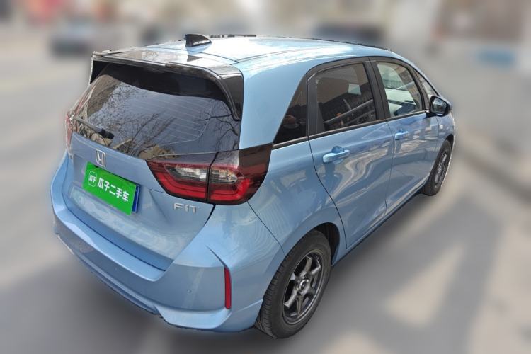 Used Honda Fit 2021 1.5L CVT Trend Edition Rear Right 45 Deg