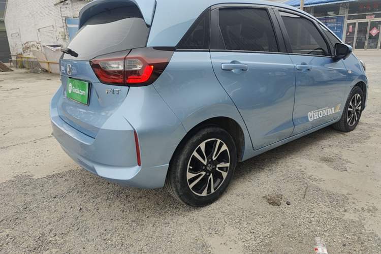Used Honda Fit 2021 1.5L CVT Trend Edition Rear Right 45 Deg