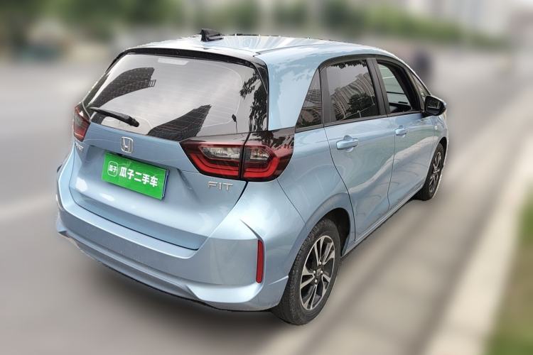 Used Honda Fit 2021 1.5L CVT Trend Edition Rear Right 45 Deg