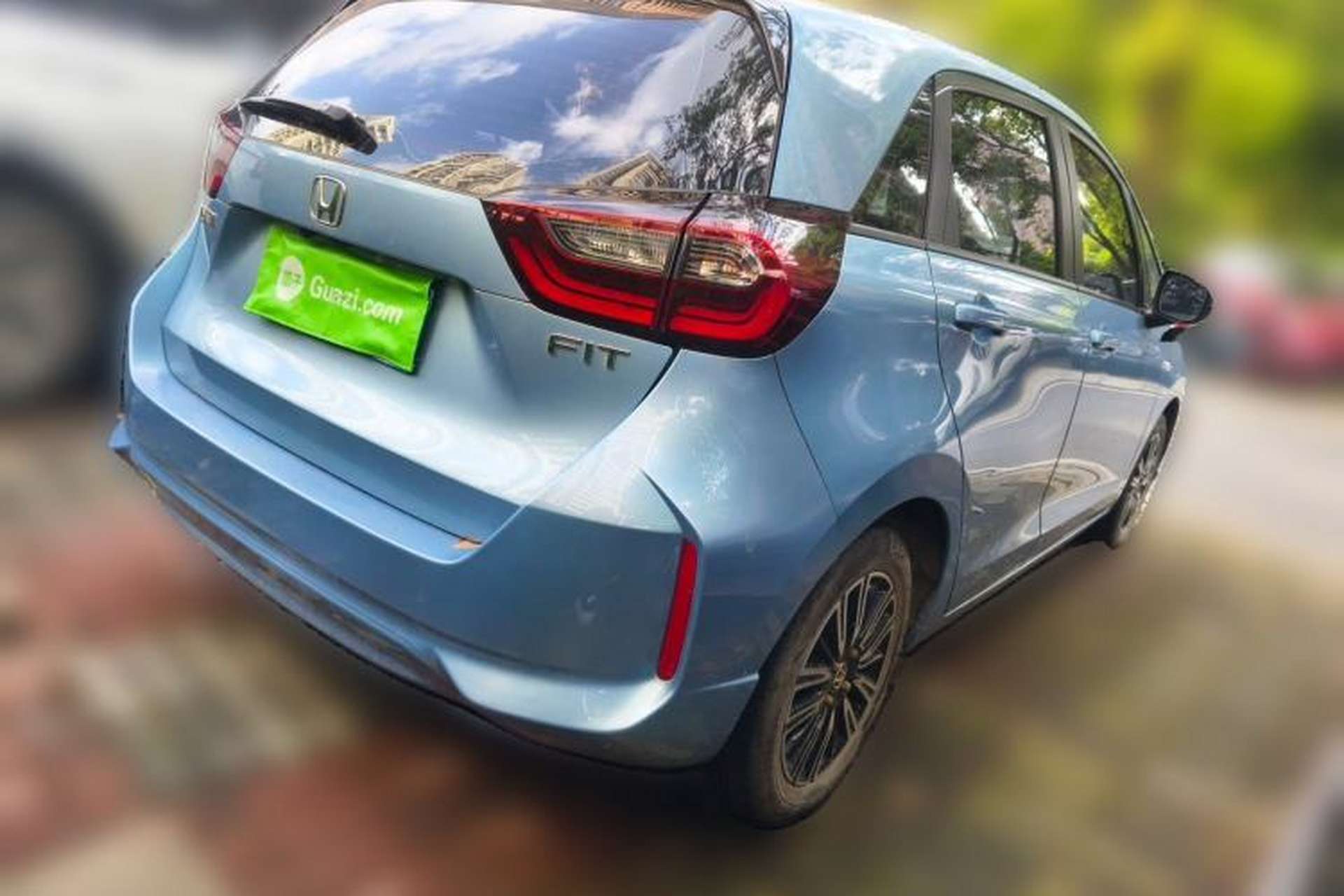 Used Honda Fit 2021 1.5L CVT Trend Edition Rear Right 45 Deg