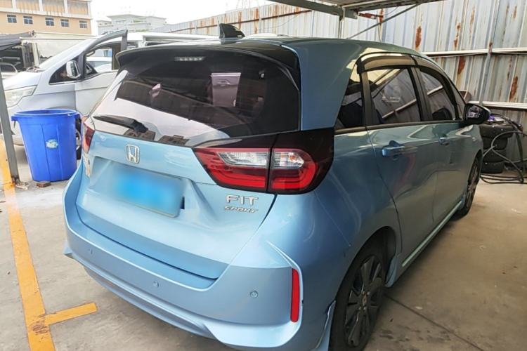 Used Honda Fit 2021 1.5L CVT Trendy Sports Edition Rear Right 45 Deg