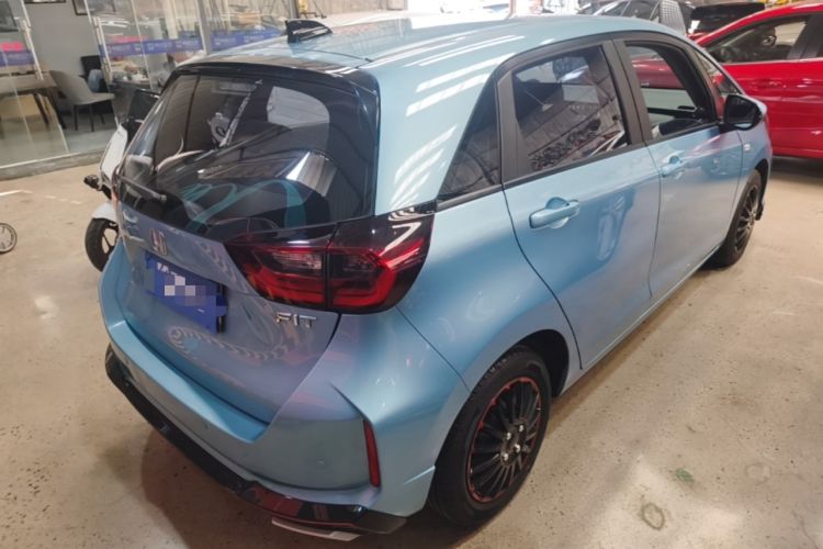 Used Honda Fit 2021 1.5L CVT Trend Edition Rear Right 45 Deg