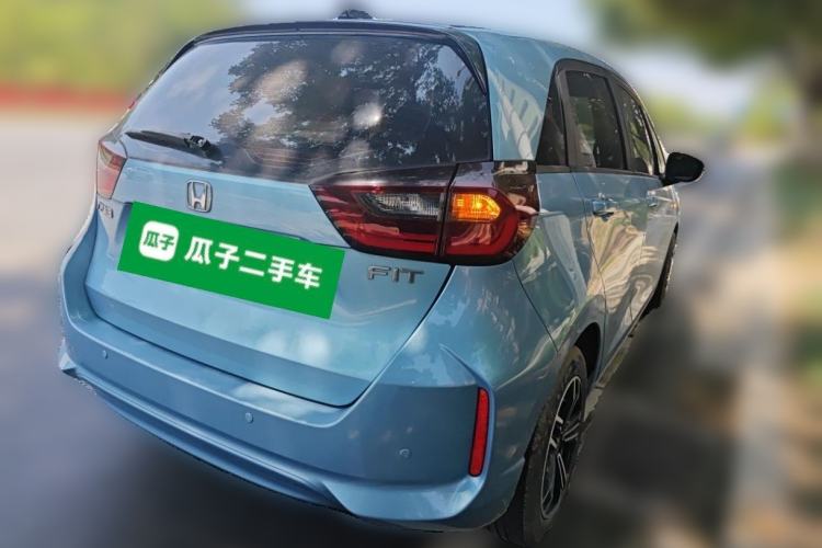 Used Honda Fit 2021 1.5L CVT Trend Edition Rear Right 45 Deg