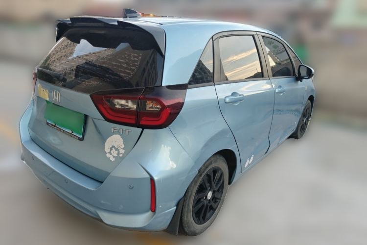 Used Honda Fit 2021 1.5L CVT Trend Edition Rear Right 45 Deg