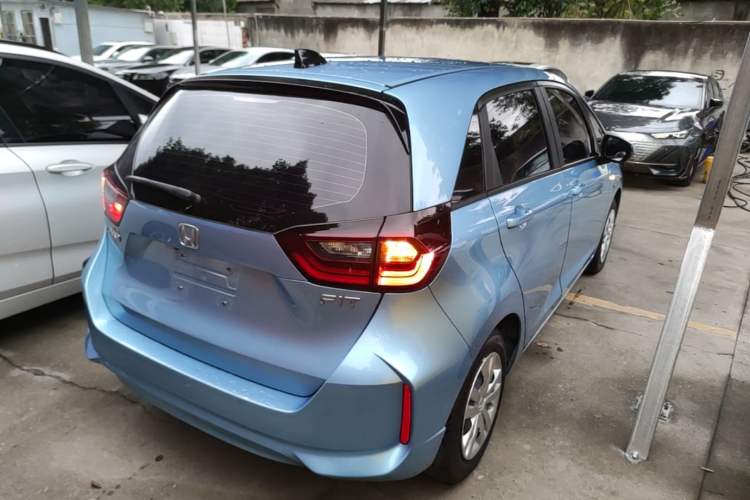 Used Honda Fit 2021 1.5L CVT Trend Edition Rear Right 45 Deg