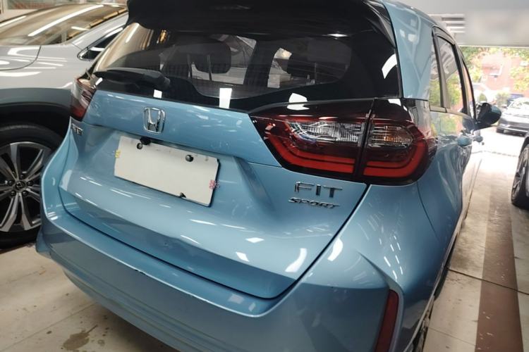 Used Honda Fit 2021 1.5L CVT Trendy Sports Edition Rear Right 45 Deg