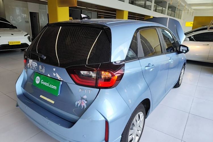 Used Honda Fit 2021 1.5L CVT Trendy Edition Rear Right 45 Deg