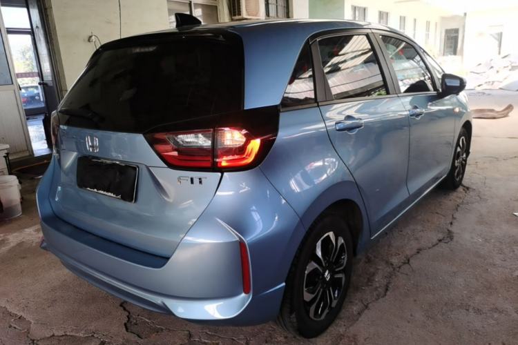 Used Honda Fit 2021 1.5L CVT Trend Edition Rear Right 45 Deg