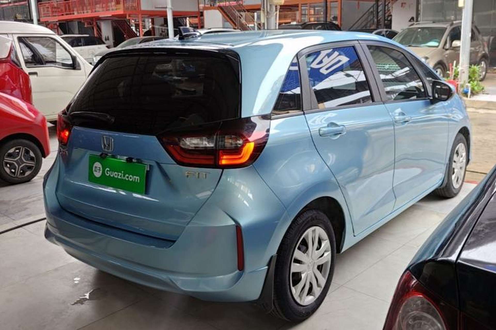 Used Honda Fit 2021 1.5L CVT Trend Edition Rear Right 45 Deg