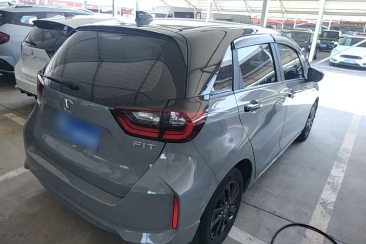 Used Honda Fit 2021 1.5L CVT Trendy Edition Rear Right 45 Deg