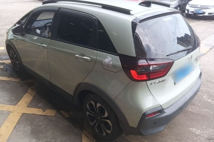 Used Honda Fit 2021 1.5L CVT Trendy Version Rear Left 45 Deg