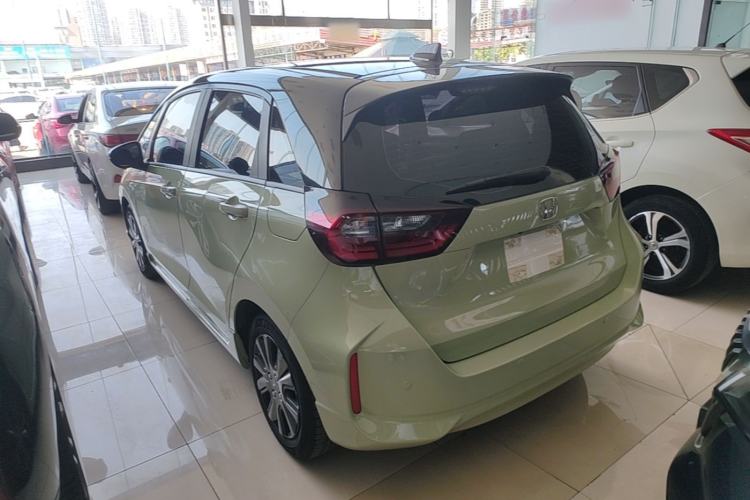 Used Honda Fit 2021 1.5L CVT Trendy Sports Edition Rear Left 45 Deg