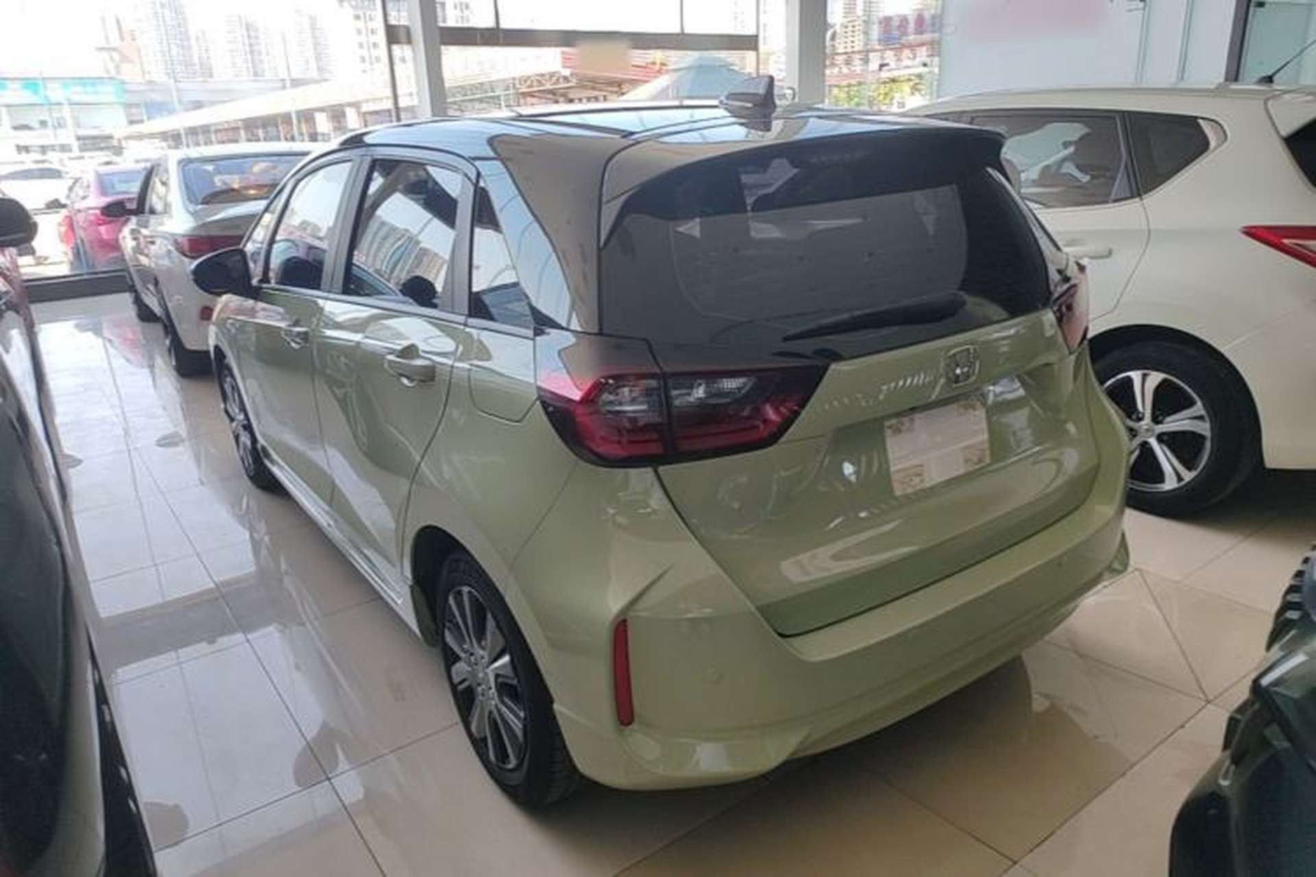 Used Honda Fit 2021 1.5L CVT Trendy Sports Edition Rear Left 45 Deg