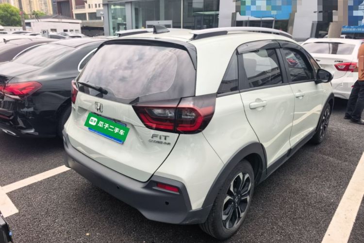 Used Honda Fit 2021 1.5L CVT Trendy Version Rear Right 45 Deg
