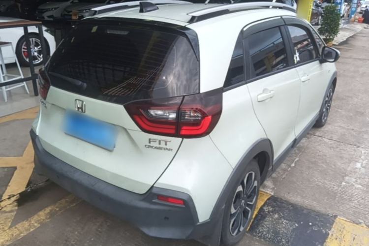 Used Honda Fit 2021 1.5L CVT Trendy Version Rear Right 45 Deg
