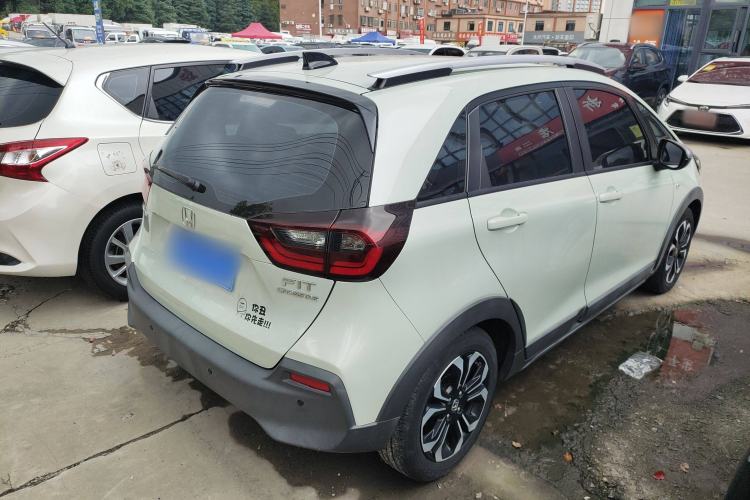 Used Honda Fit 2021 1.5L CVT Trendy Version Rear Right 45 Deg