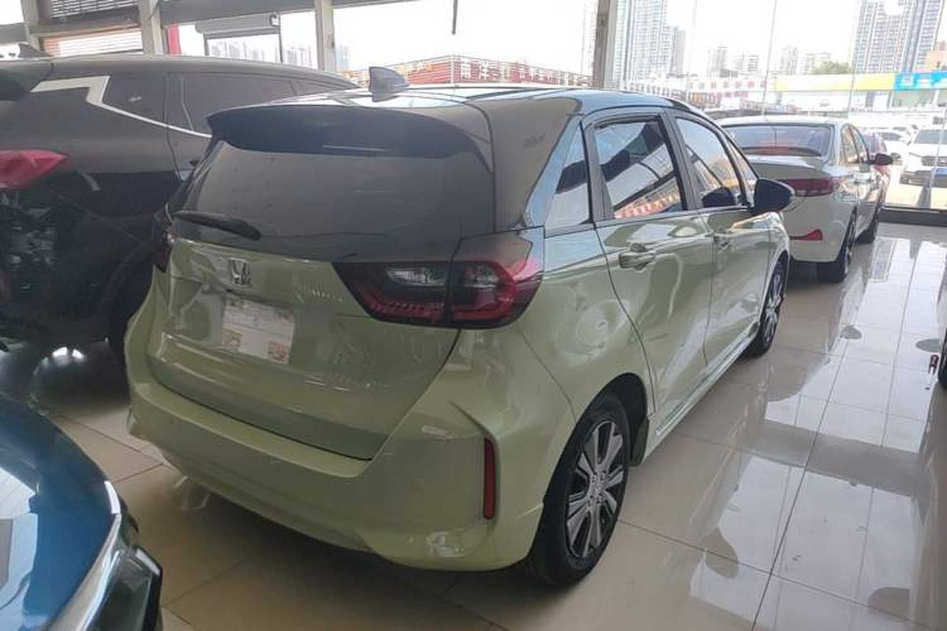 Used Honda Fit 2021 1.5L CVT Trendy Sports Edition Rear Right 45 Deg