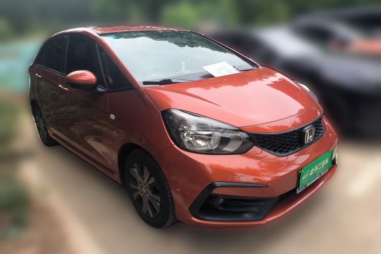 Used Honda Fit 2021 1.5L CVT Trendy Sports Edition Front Right 45 Deg
