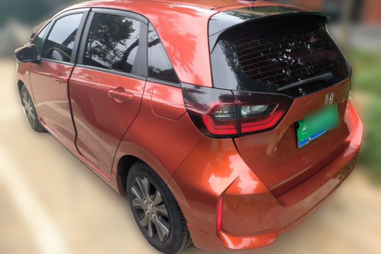 Used Honda Fit 2021 1.5L CVT Trendy Sports Edition Rear Left 45 Deg