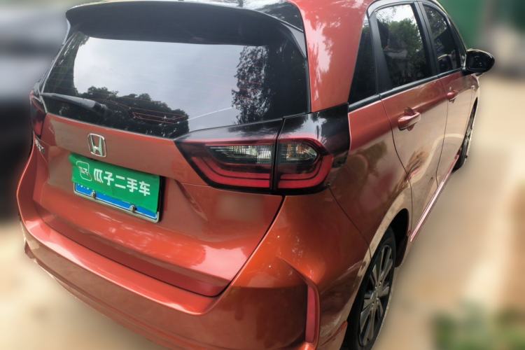 Used Honda Fit 2021 1.5L CVT Trendy Sports Edition Rear Right 45 Deg