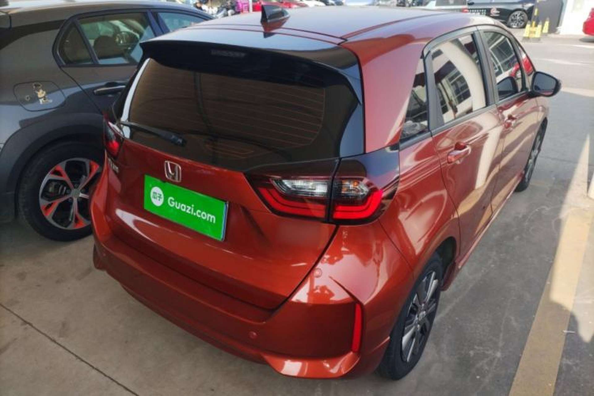 Used Honda Fit 2021 1.5L CVT Trendy Sports Edition Rear Right 45 Deg