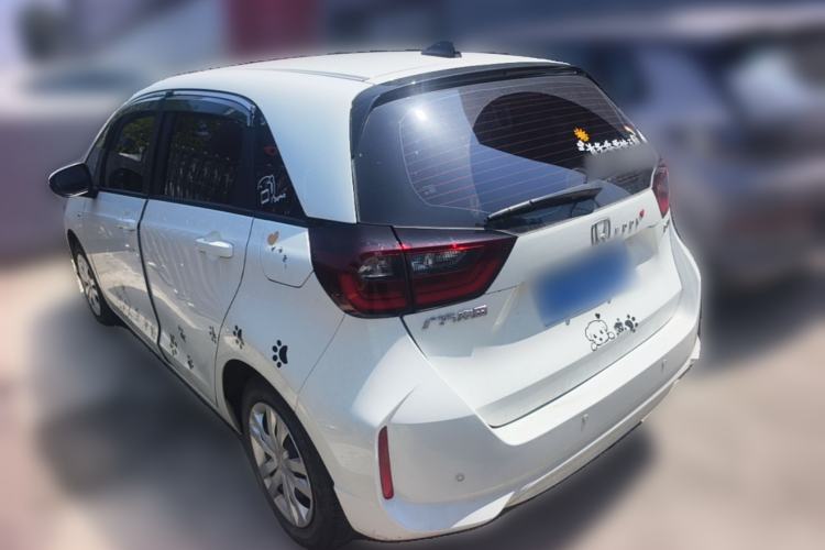 Used Honda Fit 2021 1.5L CVT Trend Edition Rear Left 45 Deg