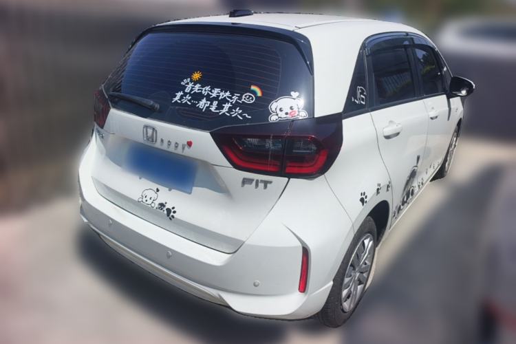 Used Honda Fit 2021 1.5L CVT Trend Edition Rear Right 45 Deg