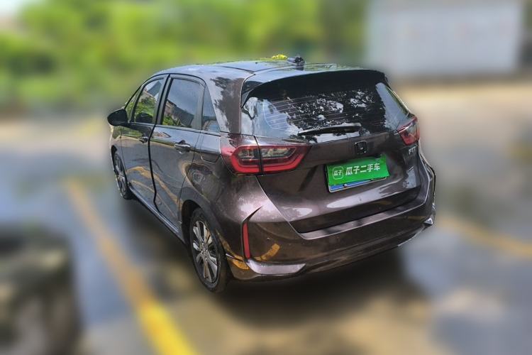 Used Honda Fit 2021 1.5L CVT Trendy Sports Edition Rear Left 45 Deg