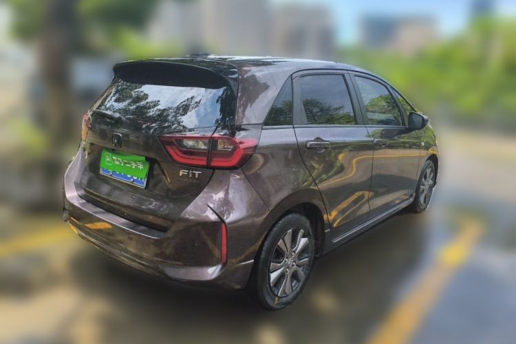 Used Honda Fit 2021 1.5L CVT Trendy Sports Edition Rear Right 45 Deg
