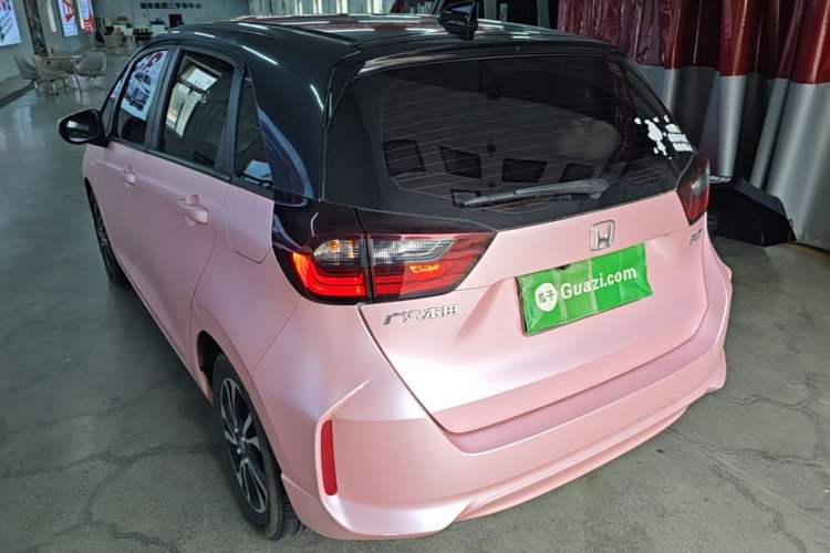 Used Honda Fit 2021 1.5L CVT Trend Edition Rear Left 45 Deg