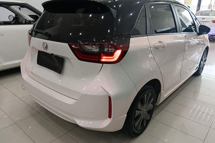 Used Honda Fit 2021 1.5L CVT Trendy Sports Edition Rear Right 45 Deg