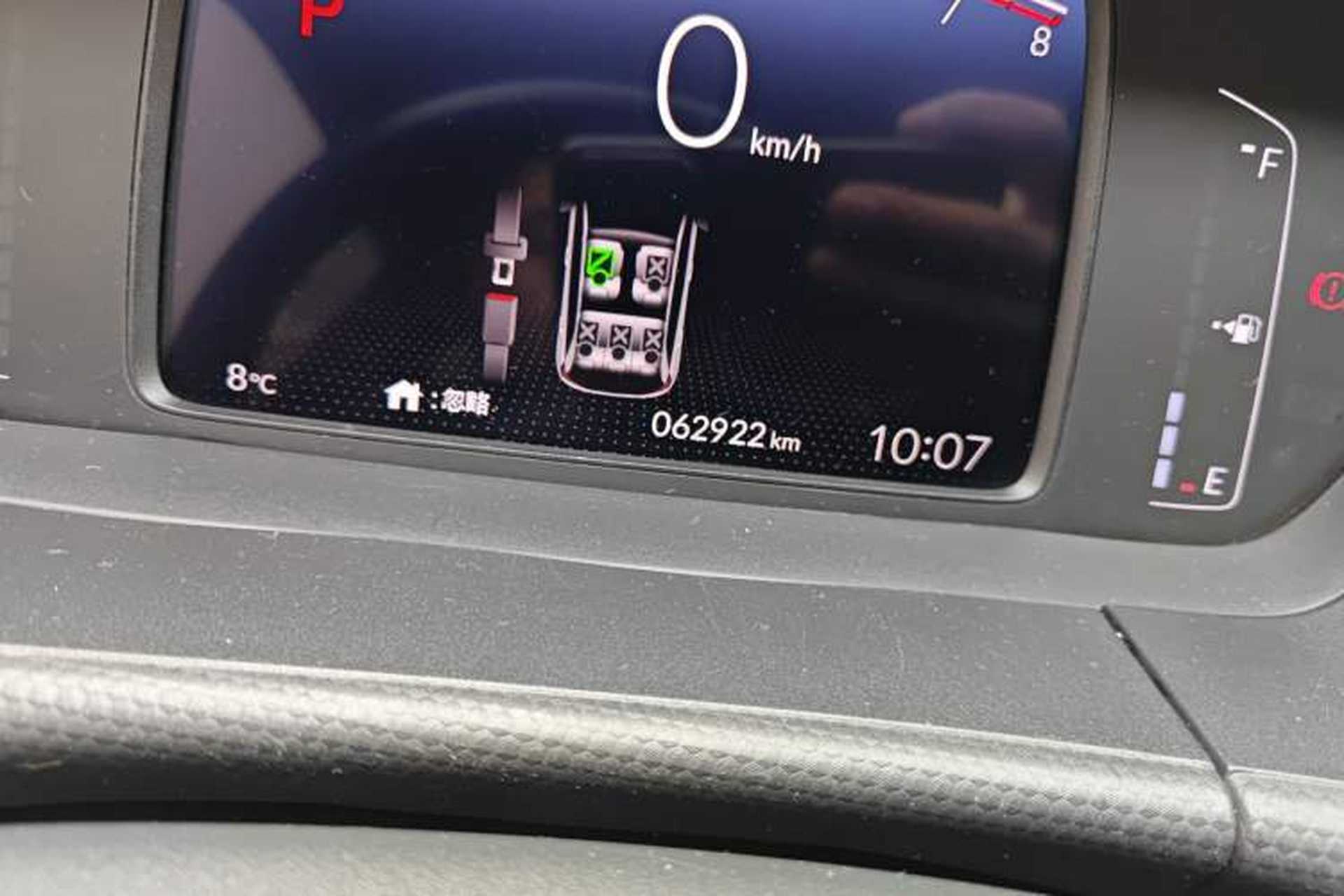 Used Honda Fit 2021 1.5L CVT Trendy Sports Edition Odometer Close Up