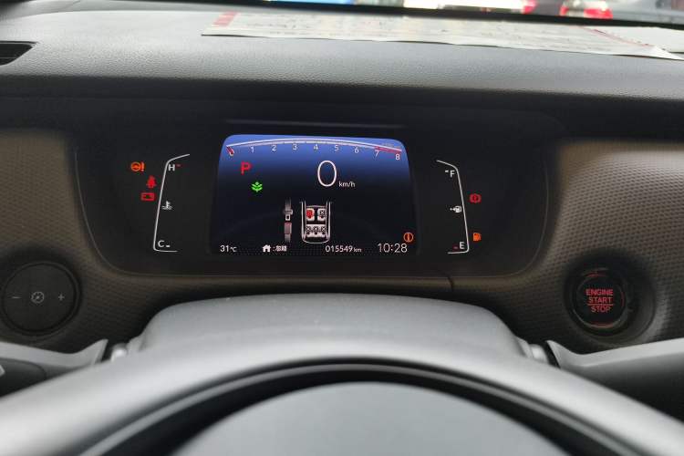 Used Honda Fit 2021 1.5L CVT Trendy Sports Edition Odometer Close Up