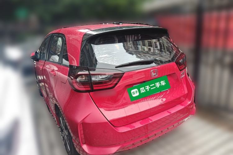 Used Honda Fit 2021 1.5L CVT Trendy Sports Edition Rear Left 45 Deg