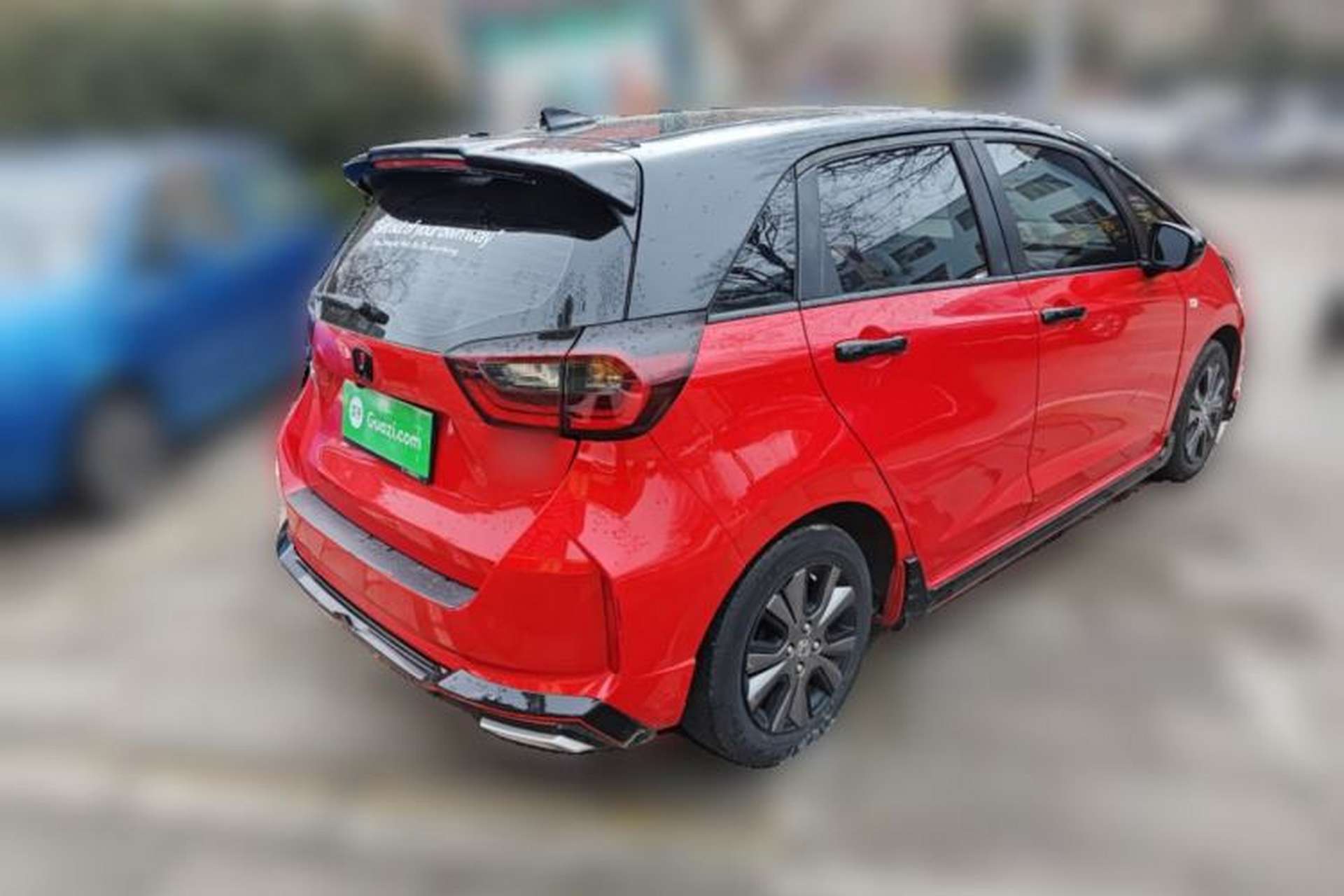Used Honda Fit 2021 1.5L CVT Trendy Sports Edition Rear Right 45 Deg