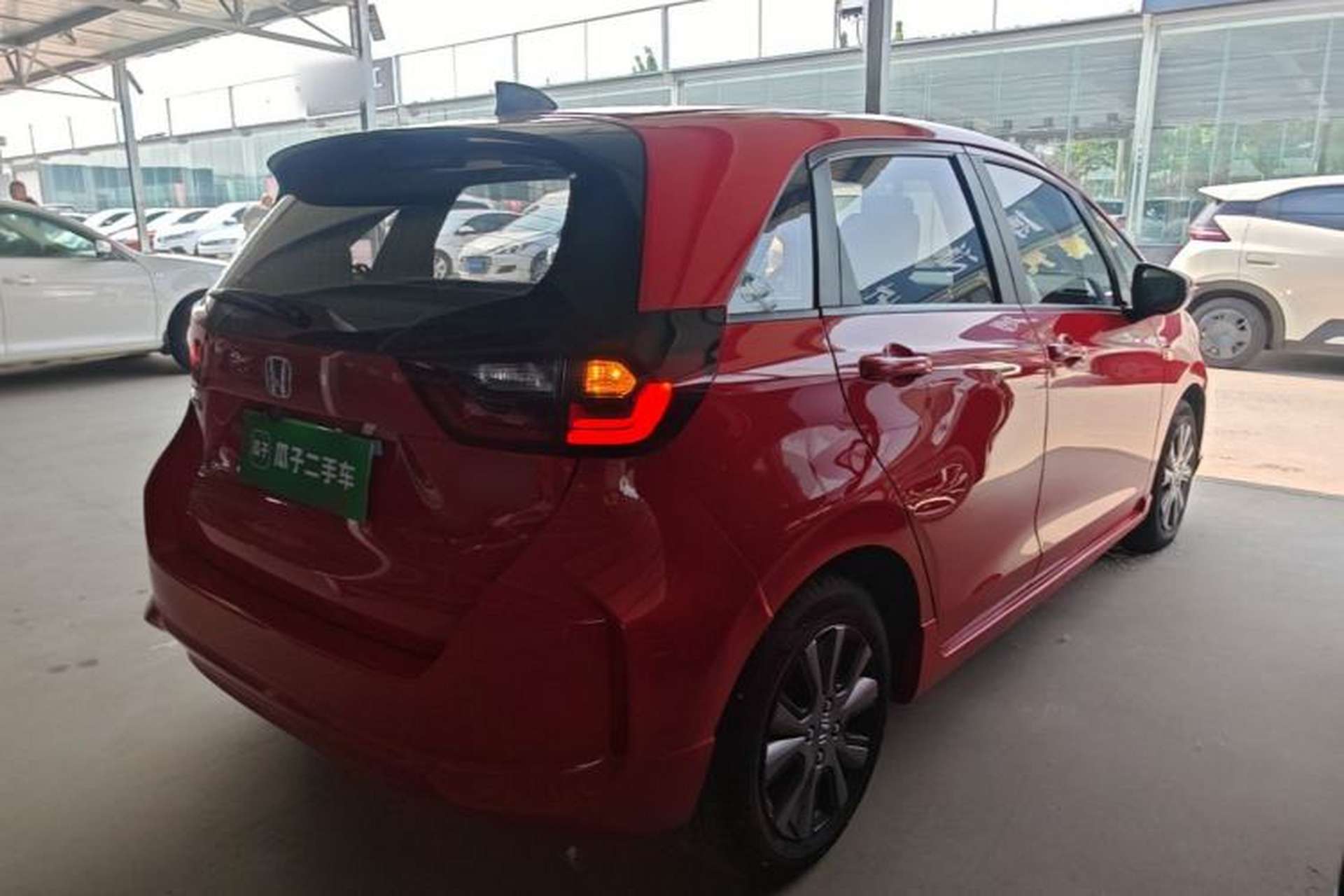Used Honda Fit 2021 1.5L CVT Trendy Sports Edition Rear Right 45 Deg