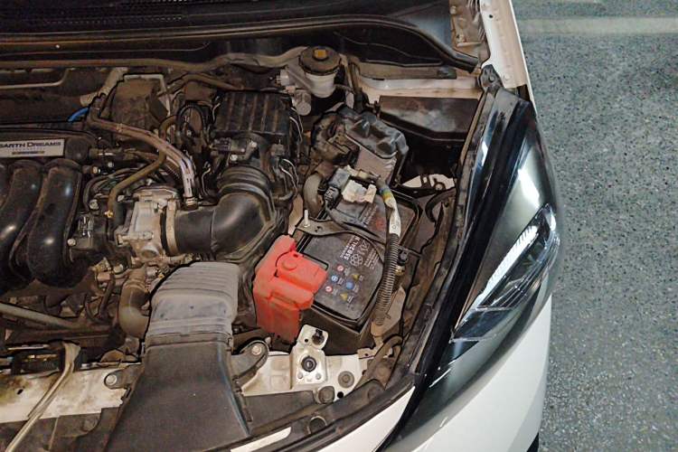 Used Honda Fit 2021 1.5L CVT Trendy Edition Engine Bay Left