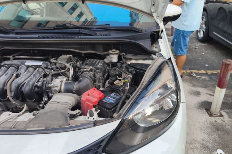 Used Honda Fit 2021 1.5L CVT Trend Edition Engine Bay Left