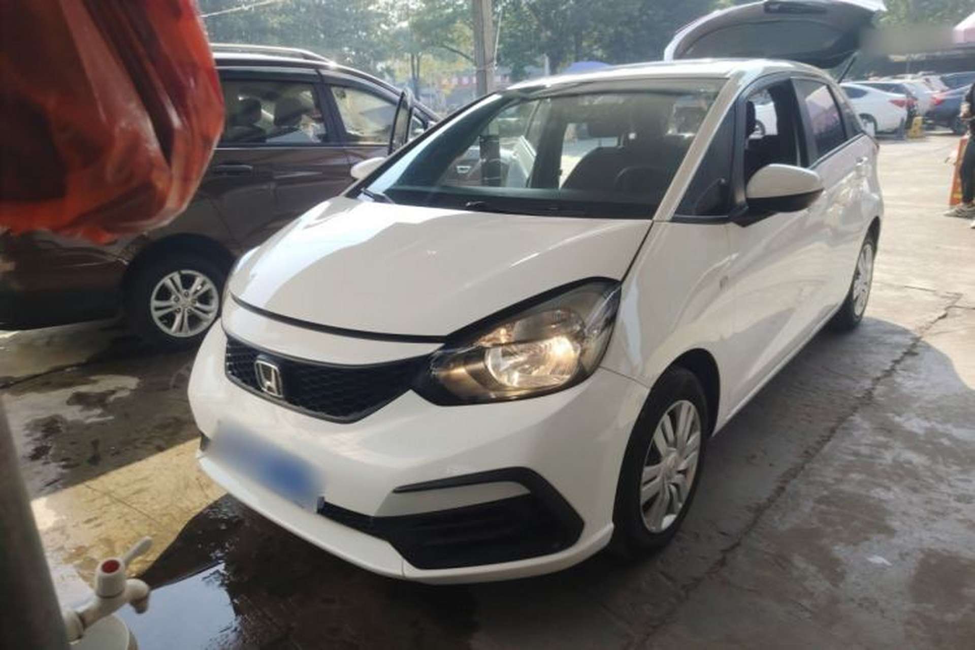 Used Honda Fit 2021 1.5L CVT Trendy Run Pro Edition Front Left 45 Deg