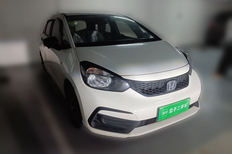 Used Honda Fit 2021 1.5L CVT Trendy Edition Front Right 45 Deg