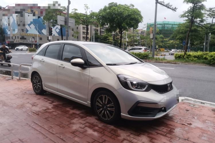 Used Honda Fit 2021 1.5L CVT Trendy Run Pro Edition Front Right 45 Deg