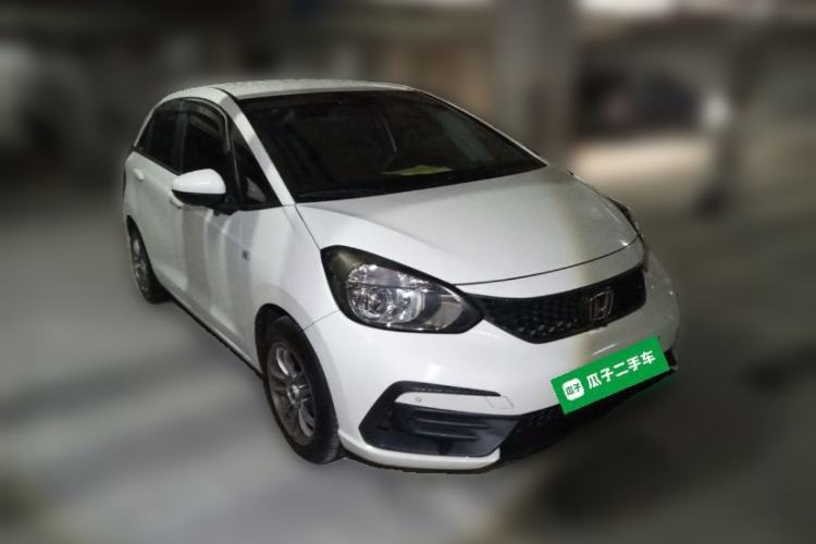 Used Honda Fit 2021 1.5L CVT Trend Edition Front Right 45 Deg