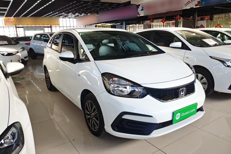 Used Honda Fit 2021 1.5L CVT Trend Edition Front Right 45 Deg