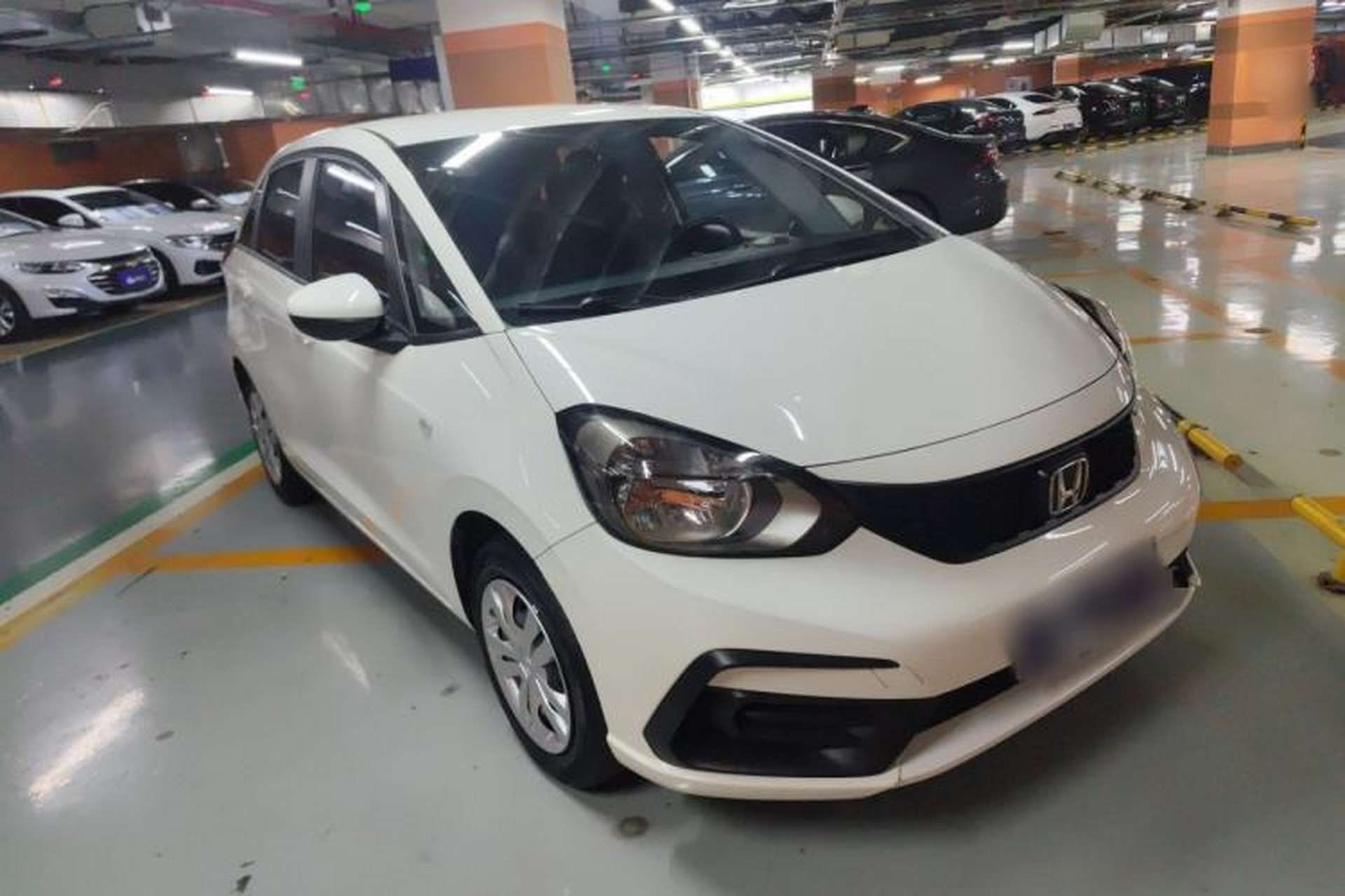 Used Honda Fit 2021 1.5L CVT Trend Edition Front Right 45 Deg