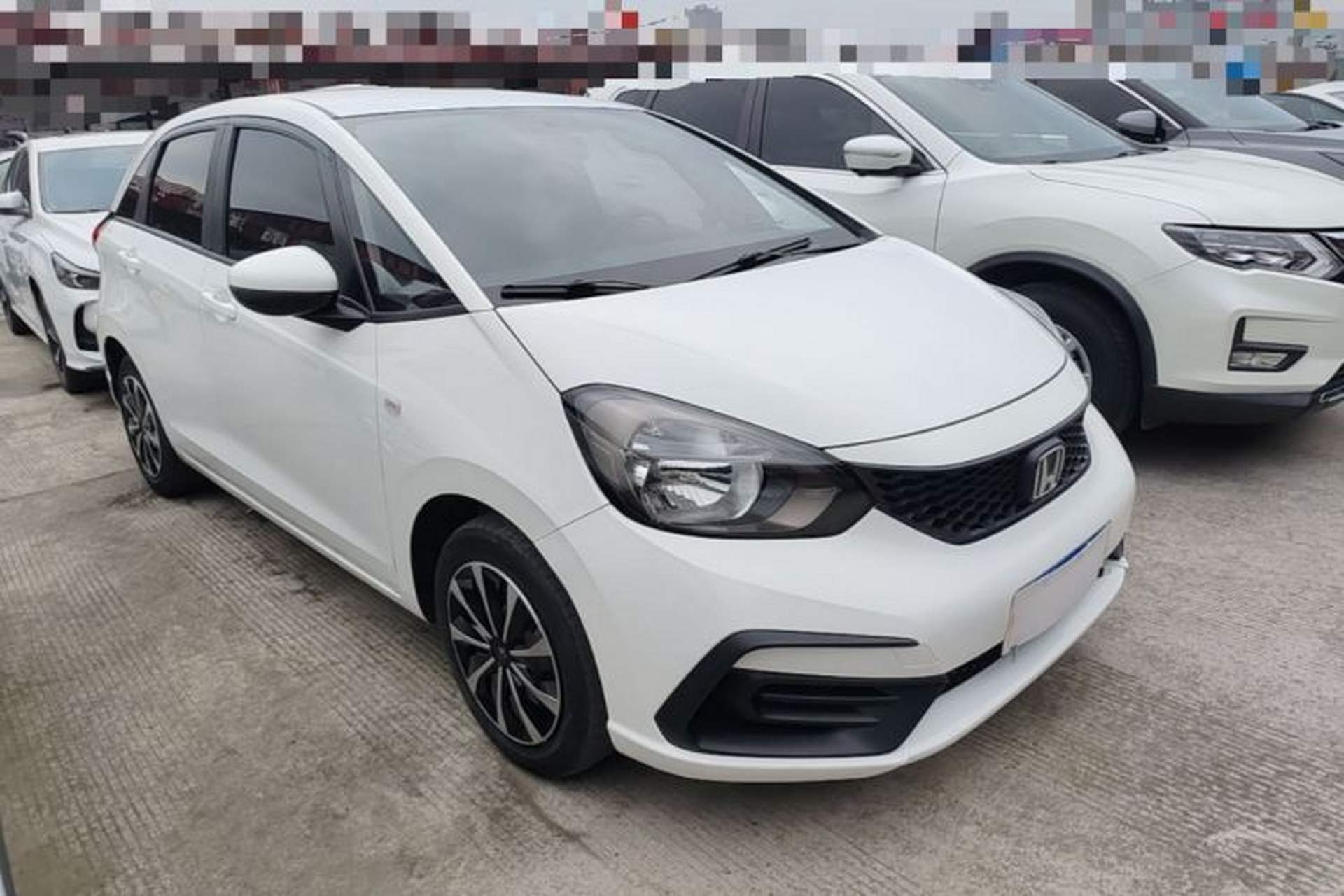 Used Honda Fit 2021 1.5L CVT Trendy Sports Edition Front Right 45 Deg